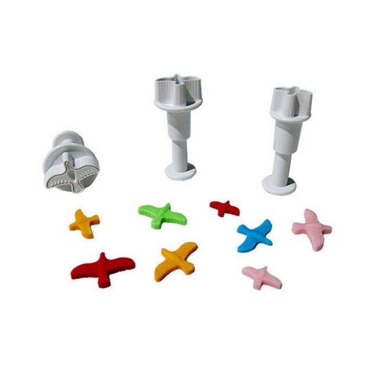 Vogel Ausstechformen 3er Set - 40230 - Mytortenland